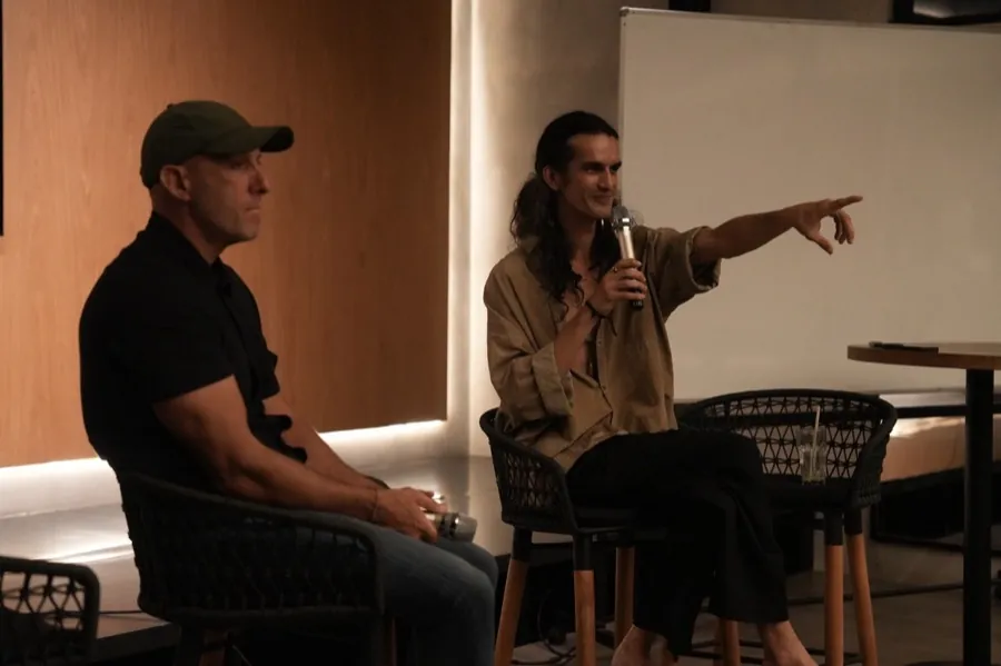 A fireside conversation, a member speaking to the room
